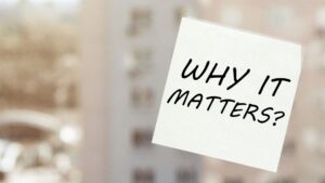 A sign displaying "Why It Matters," emphasizing the importance of financial planning and smart wealth management decisions. Ballentine Capital Advisors, a leading wealth management firm in Greenville, SC, provides expert financial strategies to help clients build, grow, and protect their wealth.
