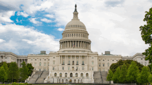 Capitol Building with bright blue sky symbolizing the passing of the Our Big Beautiful Bill (OBBB); explore how new tax legislation may impact your financial strategy with BCA Private Wealth