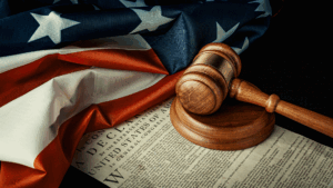 Judge’s gavel representing new tax law changes affecting Social Security, income tax brackets, deductions, and retirement planning—learn how the Our Big Beautiful Bill (OBBB) could impact your finances with BCA Private Wealth